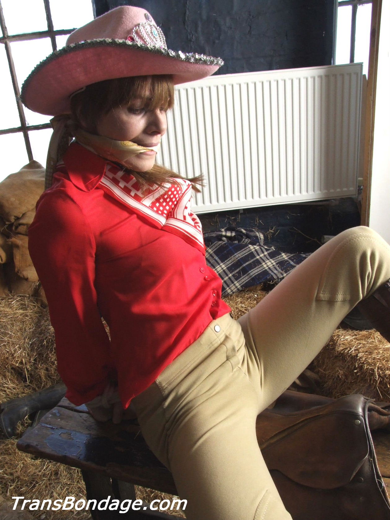 Alicia Snow - Trans Archive: Cowgirl in Bondage